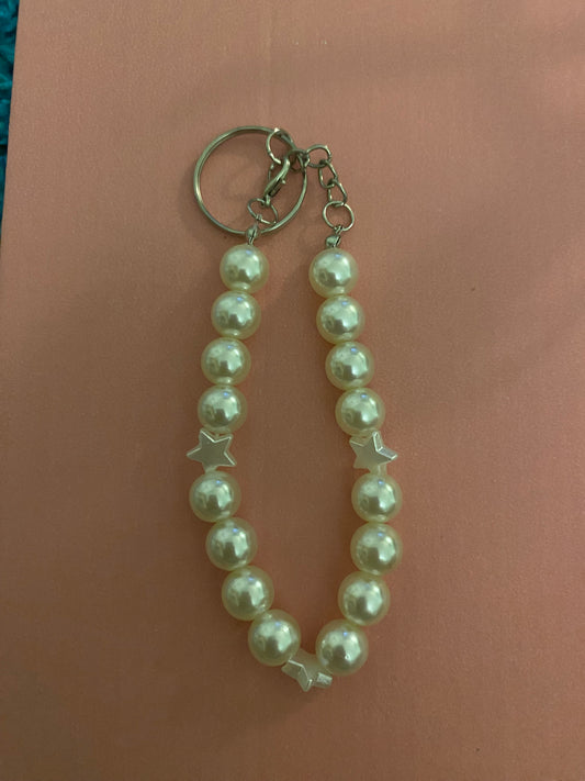 pearl star keyring