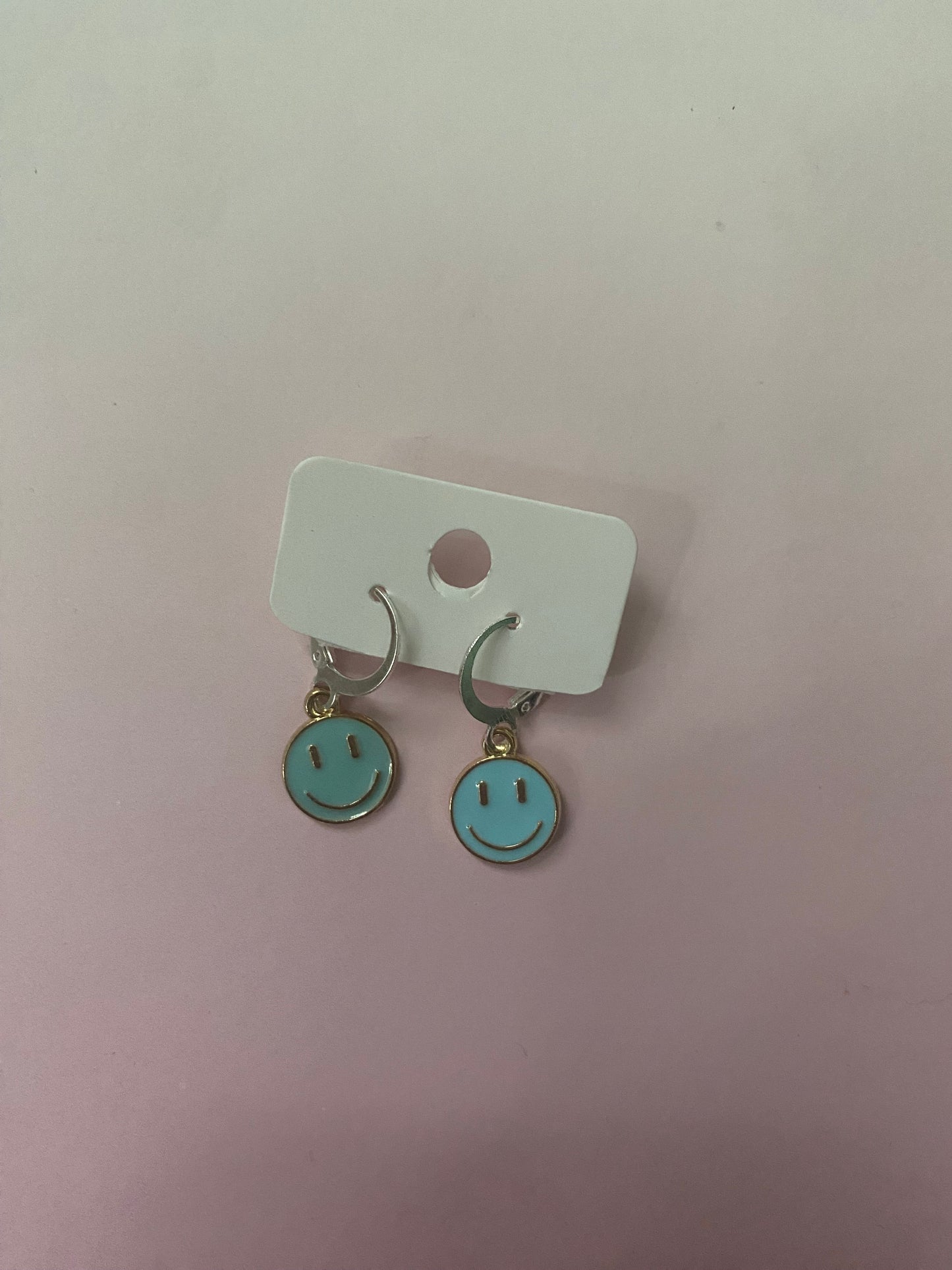 light blue earrings